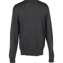Fine Gauge Acrylic Blend V-Neck Sweater - Men's