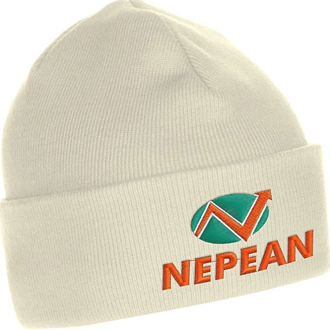 Fine Knit Beanie with Cuff
