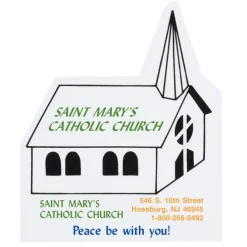 Flat Flexible Magnet - Church