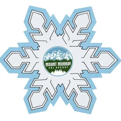 Flat Flexible Magnet - Snowflake