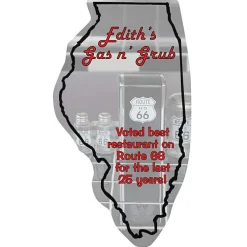 Flat Flexible Magnet - State - Illinois - 30 mil