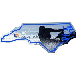 Flat Flexible Magnet - State - North Carolina - 30 mil