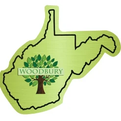 Flat Flexible Magnet - State - West Virginia - 30 mil