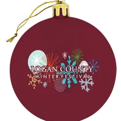 Flat Shatterproof Ornament - Opaque - Full Color