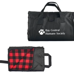 Fleece/Nylon Outdoor Blanket