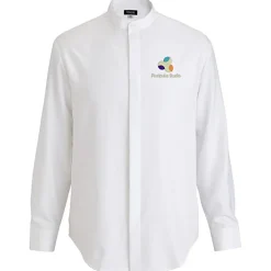 FlexBatiste Banded Collar Shirt - Men's