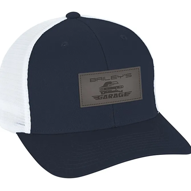 Flexfit 110 Mesh Back Cap - Laser Engraved Patch