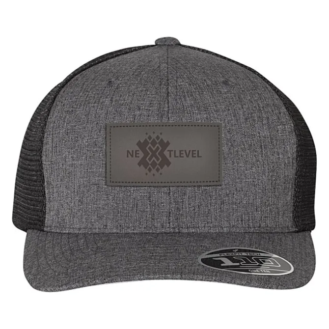 Flexfit 110 Mesh Back Cap - Laser Engraved Patch
