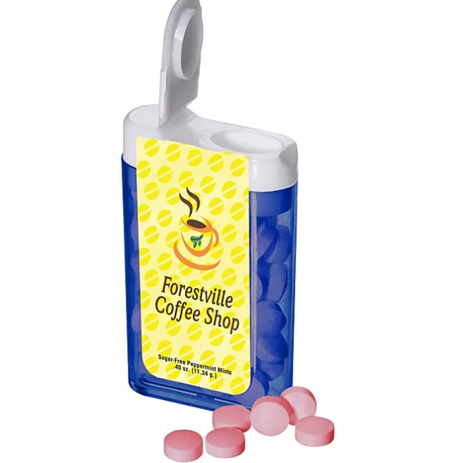 Flip Top Dispenser with Sugar-Free Mints