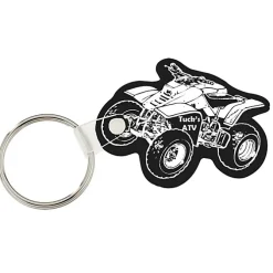 Four Wheeler Soft Keychain - Opaque