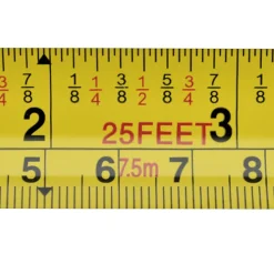 Fractional Tape Measure - 25' - 24 hr