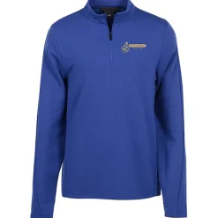 French Terry 1/4-Zip Stretch Pullover - Men's