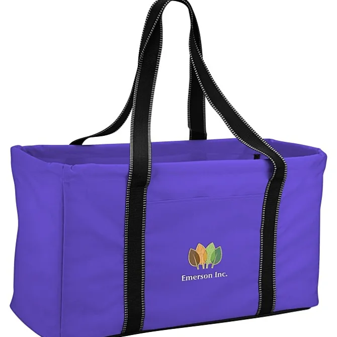 Front Pocket Utility Tote - Embroidered