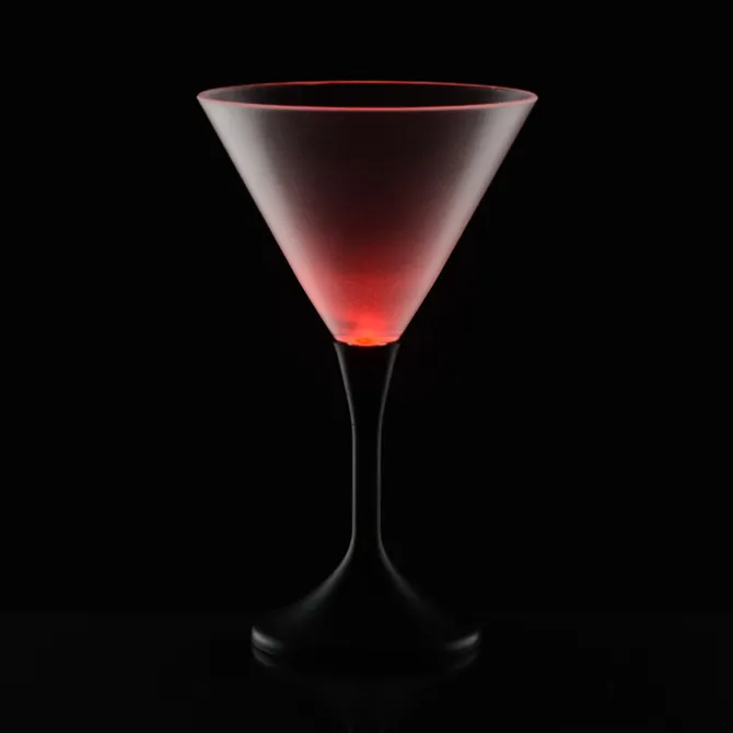 Frosted Light-Up Martini Glass - 8 oz.
