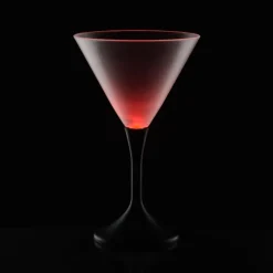 Frosted Light-Up Martini Glass - 8 oz. - 24 hr