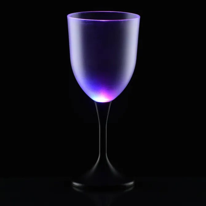 Frosted Light-Up Wine Glass - 10 oz.