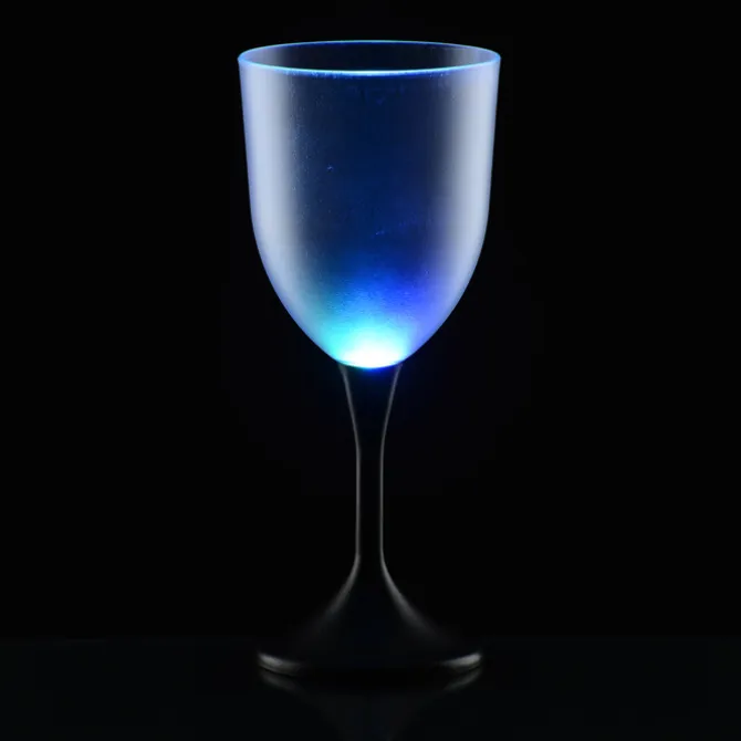 Frosted Light-Up Wine Glass - 10 oz.