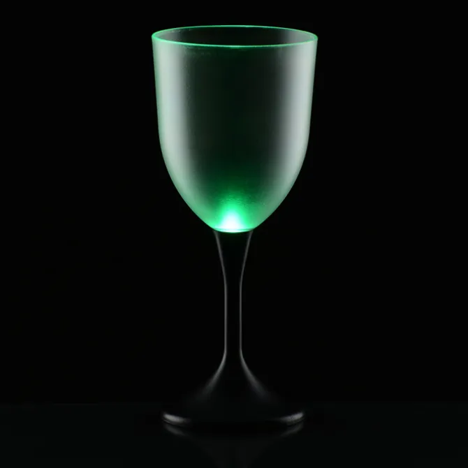 Frosted Light-Up Wine Glass - 10 oz.
