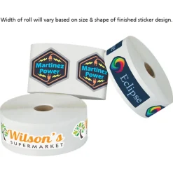 Full Color Custom Shape Sticker by the Roll - Small