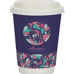Full Color Insulated Paper Cup with Lid - 12 oz.