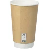 Full Color Insulated Paper Cup - 16 oz. - Natural