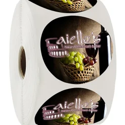 Full Color Sticker by the Roll - Circle - 2 1/2 inches