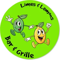 Full Color Sticker by the Roll - Circle - 3 1/4 inches
