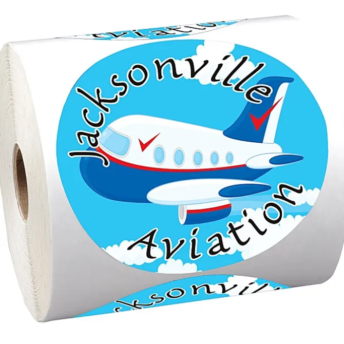 Full Color Sticker by the Roll - Circle - 4 inches - 24 hr