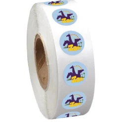 Full Color Sticker by the Roll - Circle - 1/2 inch