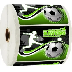Full Color Sticker by the Roll - Rectangle - 3 inches x 4 inches - 24 hr