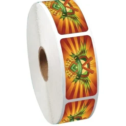 Full Color Sticker by the Roll - Rectangle - 1 inch x 2 inches
