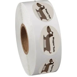Full Color Sticker by the Roll - Oval - 3/4 inches x 1-1/8 inches