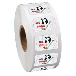 Full Color Sticker by the Roll - Rectangle - 5/8 inches x 1 inch