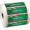 Full Color Sticker by the Roll - Rectangle - 1-1/4 inches x 3-5/8 inches