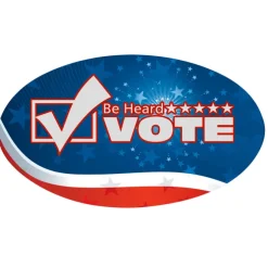 Full Color Sticker by the Roll - Oval - 1 inch x 1-3/4 inches