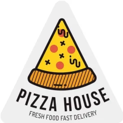 Full Color Sticker - Triangle - 8 inches