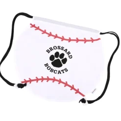 Game Time! Baseball Drawstring Backpack - 24 hr