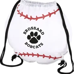 Game Time! Baseball Drawstring Backpack - 24 hr