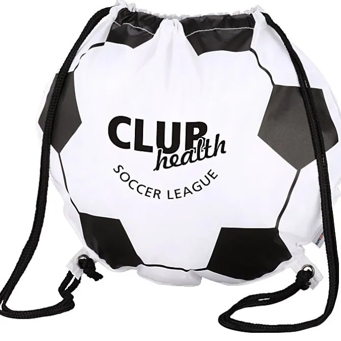 Game Time! Soccer Ball Drawstring Backpack - 24 hr
