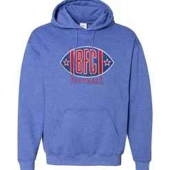 Gildan 50/50 Hooded Sweatshirt - Applique Twill