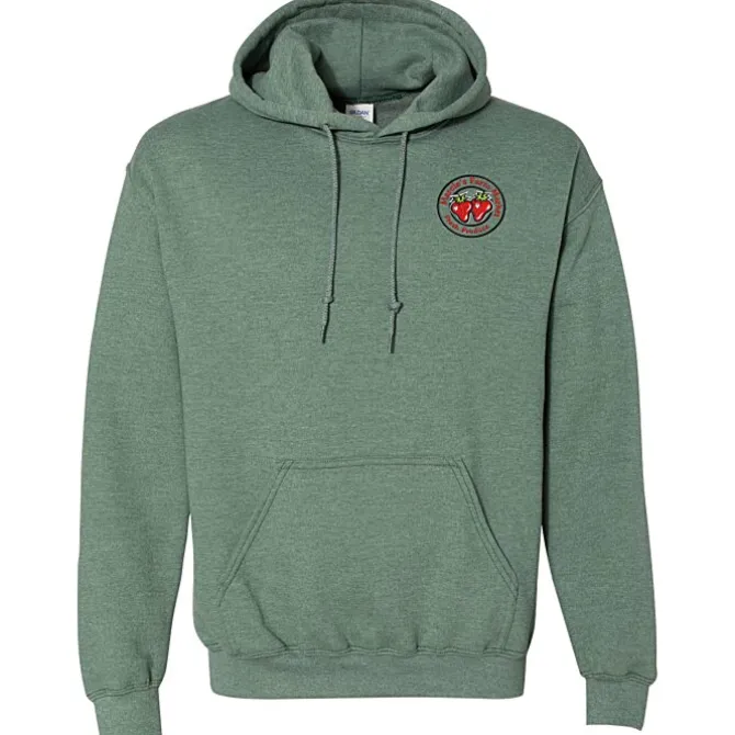 Gildan 50/50 Hooded Sweatshirt - Embroidered