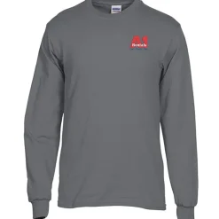 Gildan 5.3-oz Cotton LS T-Shirt - Embroidered