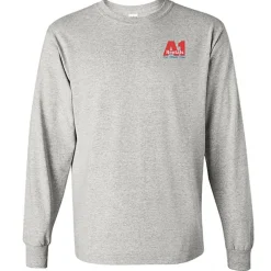 Gildan 5.3-oz Cotton LS T-Shirt - Embroidered