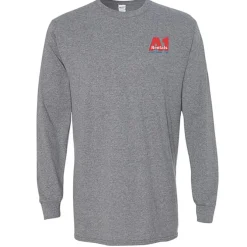 Gildan 5.3-oz Cotton LS T-Shirt - Embroidered