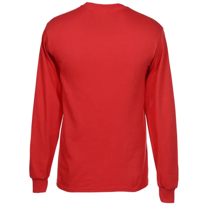 Gildan 5.3-oz Cotton LS T-Shirt - Screen