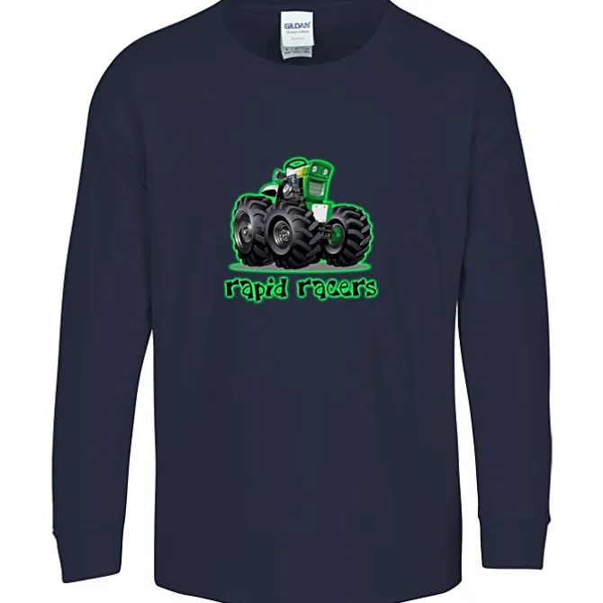 Gildan 5.3-oz Cotton LS T-Shirt - Youth - Full Color - Color