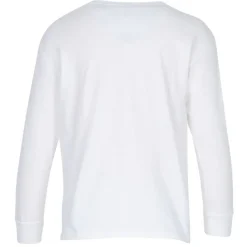 Gildan 5.3-oz Cotton LS T-Shirt - Youth - Full Color - White