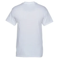 Gildan 5.3-oz Cotton T-Shirt - Men's - Full Color - White