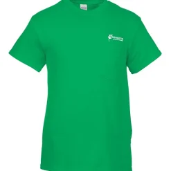 Gildan 5.3-oz Cotton T-Shirt with Pocket - Men's - Screen