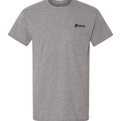 Gildan 5.3-oz Cotton T-Shirt with Pocket - Men's - Screen